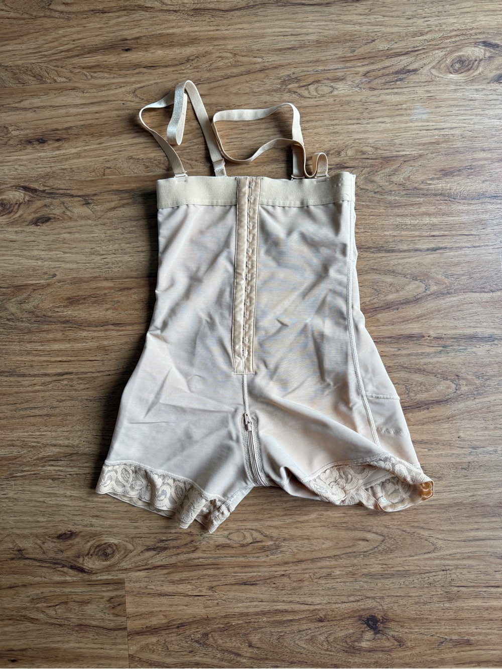 Lover Beauty Nude Faja Shapewear Bodysuit with Lace Trim